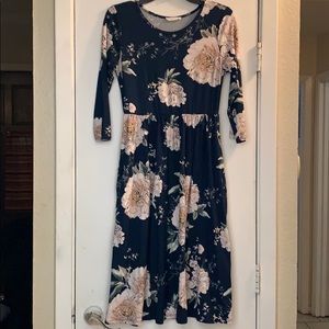 Reborn J Floral Midi